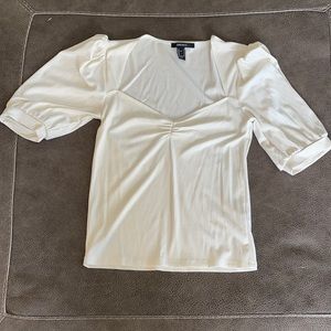 New forever 21 white blouse